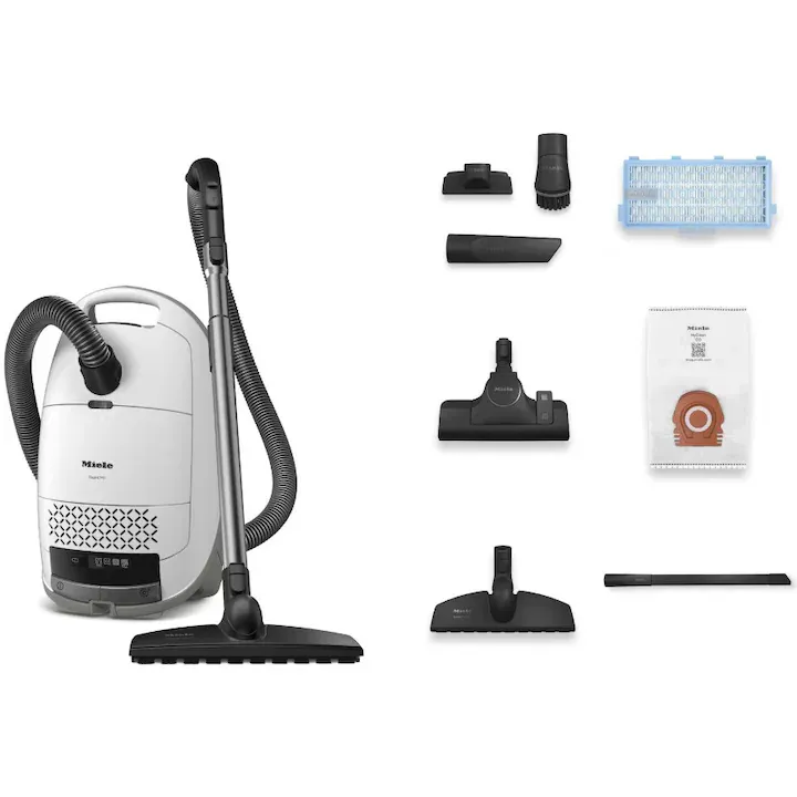 Aspirator cu sac Miele Guard M1 Parquet Flex 12562320, 890 W, 4,5 l, 77 dB, alb