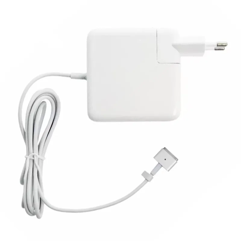 Set incarcator Magsafe si cablu incarcare, Darklove, 85W, Compatibil Macbook Pro Mid 2012 – 2015, Protocol de incarcare rapida PD, Conector magnetic, Tip priza UE, Cablu 1.8 m, Protectie la scurtcircuit, PC, 80*80*28.5mm, Alb