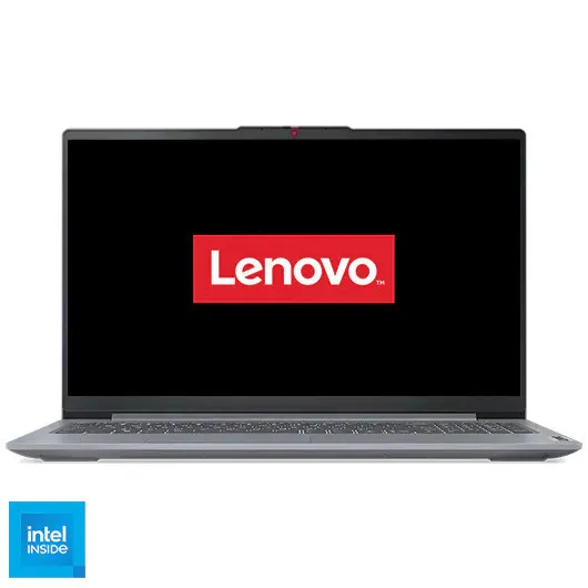 Lenovo IdeaPad Slim 3 15IAN8 cu procesor Intel® N200 pana la 3.7GHz, 15.6" Full HD, 4GB LPDDR5 RAM, 128GB UFS, Intel UHD Graphics, Windows 11 Home, Arctic Grey