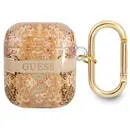 Guess GUA2HHFLD AirPods cover gold/gold Paisley Strap Collection