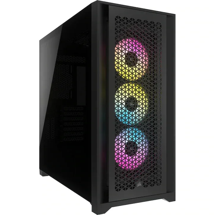 Sistem Desktop PC Intel Arrow Lake i5-Ultra 5 245K pana la 5.2GHz, 32GB DDR5, SSD 4TB M.2, nVidia RTX5060 8GB GDDR7, Carcasa Corsair, Licenta Microsoft Windows 11 Professional
