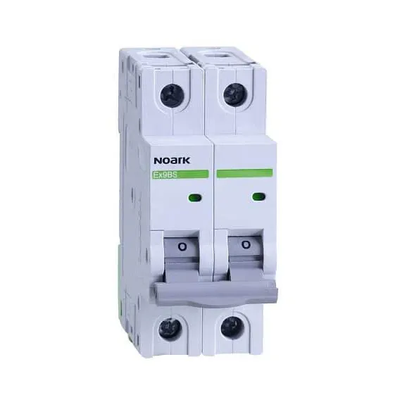Siguranta automata modulara NOARK 102143, 1PN, 2 module, caracteristica C, 40 A