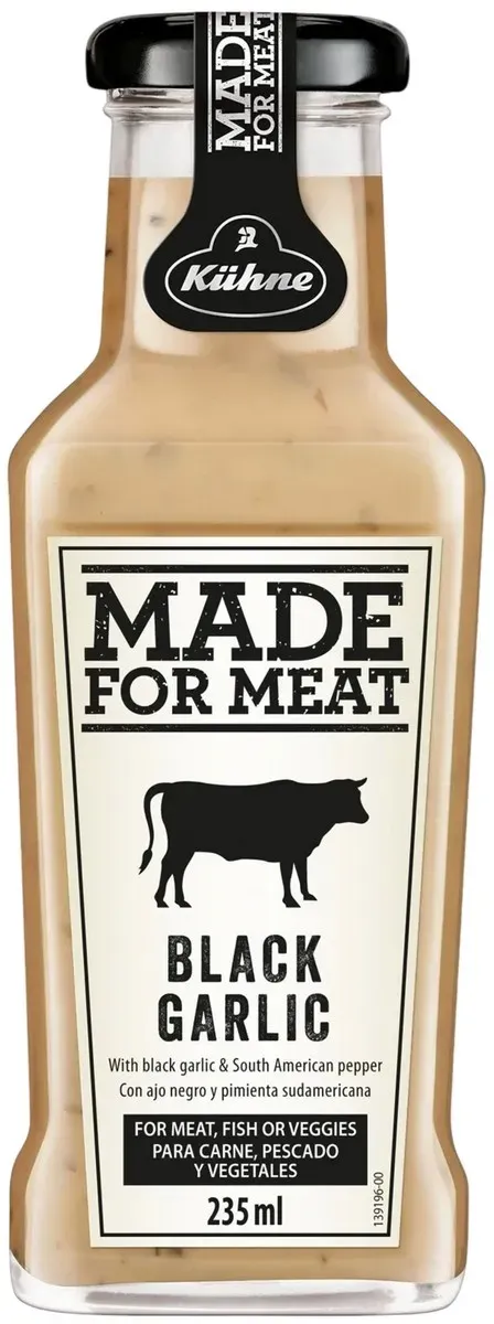 Sos picant cu usturoi negru Kuhne, 235 ml