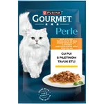 Hrana umeda pentru pisici, mini fileuri cu pui in sos 85g