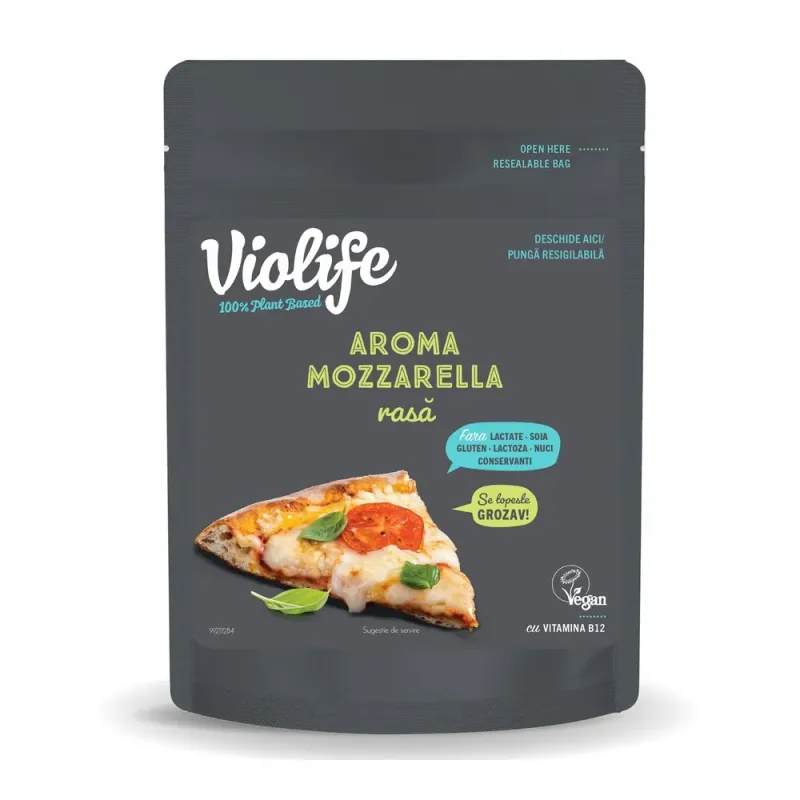 Mozzarella rasa vegana Violife, fara lactoza si gluten, 200g