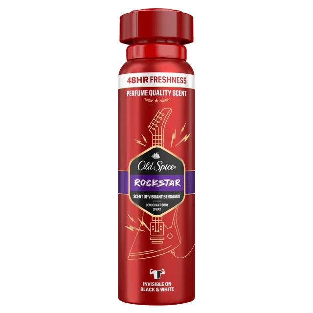 Deodorant spray Old Spice Rockstar fara aluminiu, 150 ml