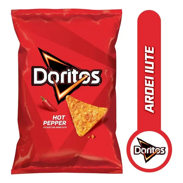 Tortilla chips cu gust de ardei iute Doritos, 90 g