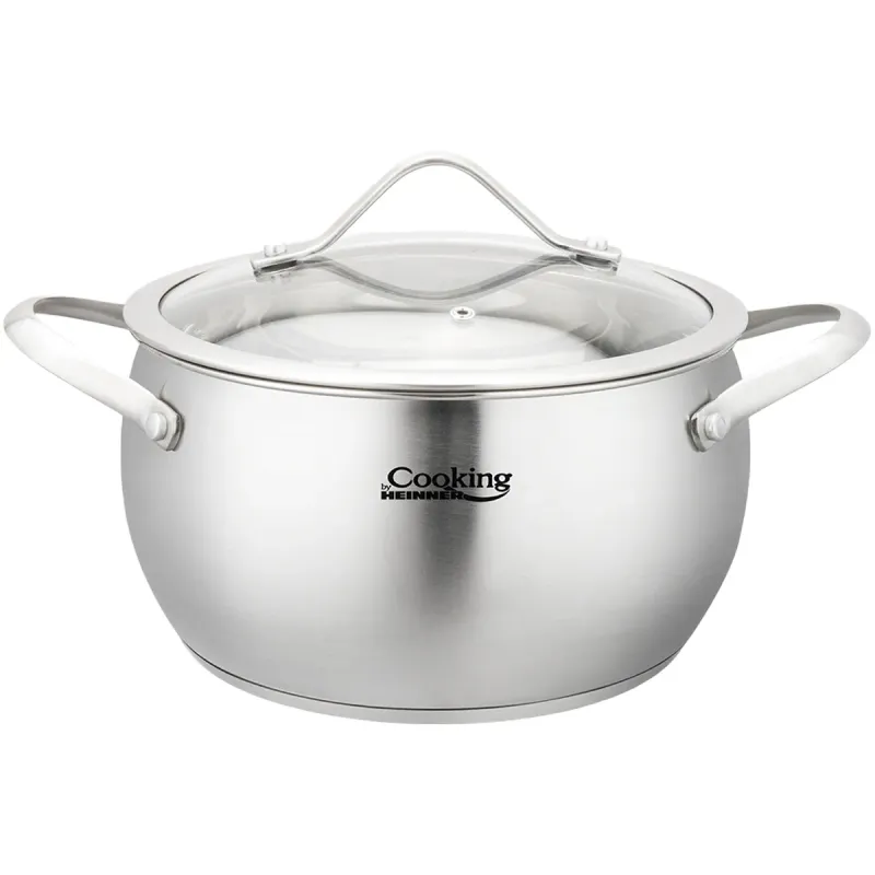 Oala cu capac Cooking by Heinner Origini Nicolai Tand, inox, 2.5 l, 18 x 10 cm