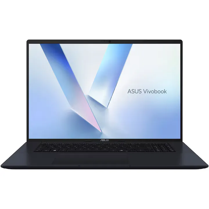 ASUS Vivobook 18 M1807HA cu procesor AMD Ryzen™ 7 260 pana la 5.1GHz, 18'', WUXGA, IPS, 144Hz, 16GB DDR5 RAM, 1TB SSD, AMD Radeon™ 780M, No OS, Quiet Blue