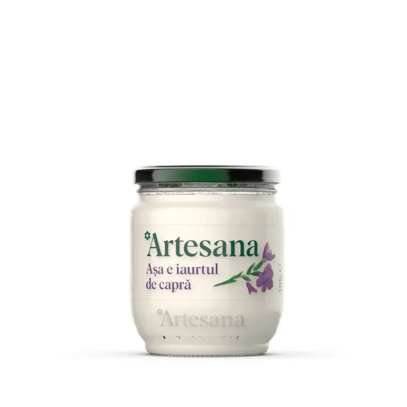 Iaurt natural de capra Artesana, 160 g
