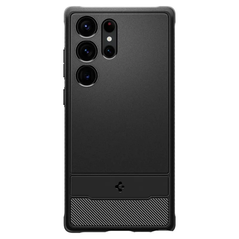 Husa Spigen compatibila cu Samsung Galaxy S23 Ultra Matte Black
