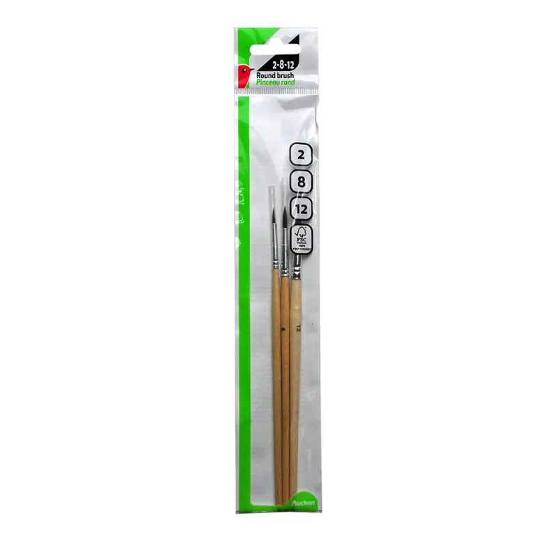 Set 3 pensule Auchan, numerele  2, 8, 12