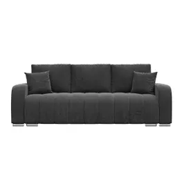 Canapea extensibila 3 locuri Novo, cu lada, gri inchis, 230 x 92 x 85 cm, 1C