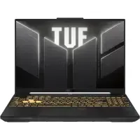 Laptop Gaming ASUS TUF F16 FX607VJ (Procesor Intel® Core™ 5 210H (12M Cache, up to 4.80 GHz), 16" FHD+ 144Hz, 16GB DDR4, 512GB SSD, NVIDIA GeForce RTX 3050 @6GB, DLSS 3.0, Negru/Gri)