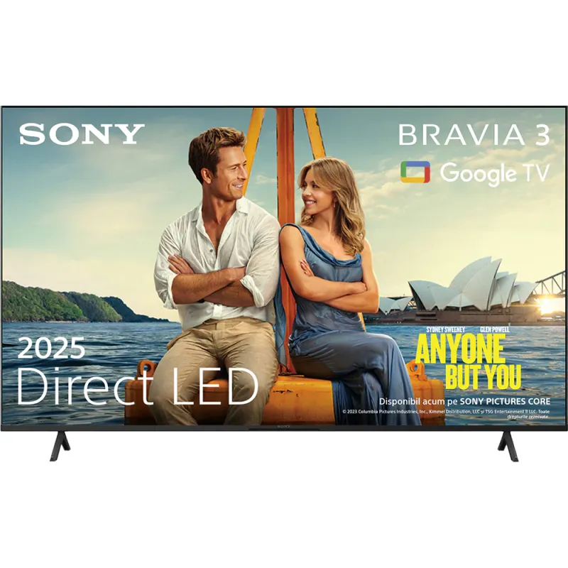 Televizor LED Smart SONY BRAVIA 3 K55S35, Ultra HD 4K, HDR, 139cm
