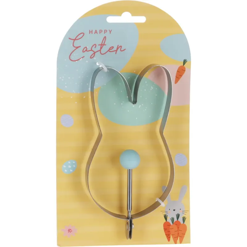 Forma pentru prajit oua Koopman, inox, 13.5 x 7.5 x 2.5 cm, forma iepuras