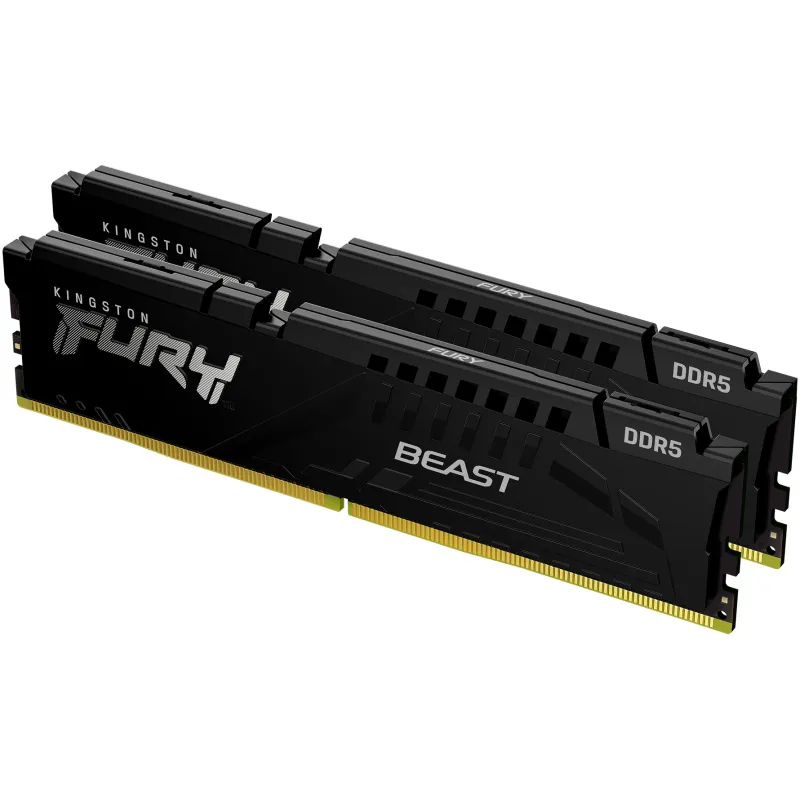 Memorie Kingston FURY Beast, 32GB DDR5, 5600MHz CL40, Dual Channel Kit