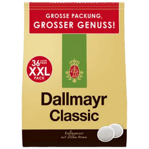 Cafea paduri, Dallmayr Classic, compatibile Senseo, 36 buc, 196 g