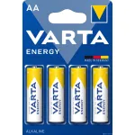 Baterii alcaline AA, 4 buc Varta