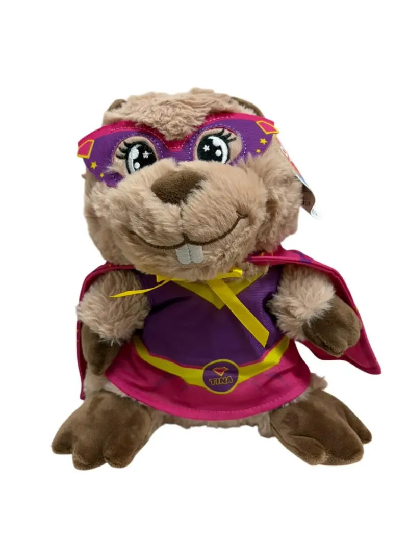 Jucarie de plus Tina Supereroina One Two Fun, 28 cm