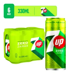Bautura carbogazoasa cu aroma de lamaie si lime, cu indulcitori 6x330ml