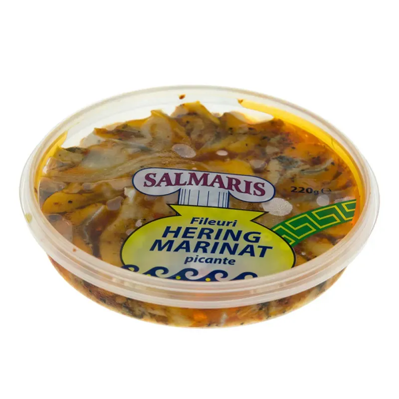 File hering marinat picant Salmaris, 220 g