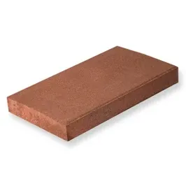 Capac stalp gard Petra Pavaje, Robusto, rosu, 470 x 270 x 50 mm