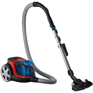 Aspirator fara sac PHILIPS PowerPro Compact FC9330/09, 1.5l, 750W, 76dB, rosu-negru