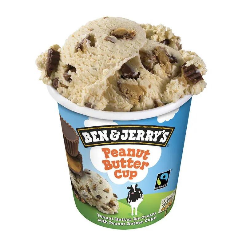 Inghetata Ben & Jerry's cu unt de arahide, 465 ml