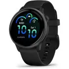 SmartWatch Garmin Vivoactive 6, GPS 42mm Slate, curea Black