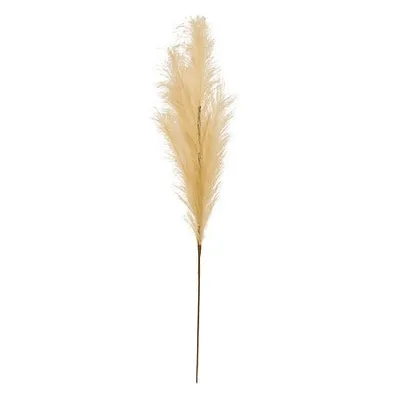 Ramura decorativa de iarba de pampas artificiala Adna, 90 cm, Bej