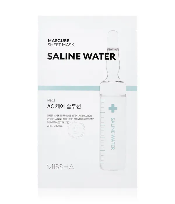 Masca servetel AC Care cu apa salina Missha Mascure, 27 ml