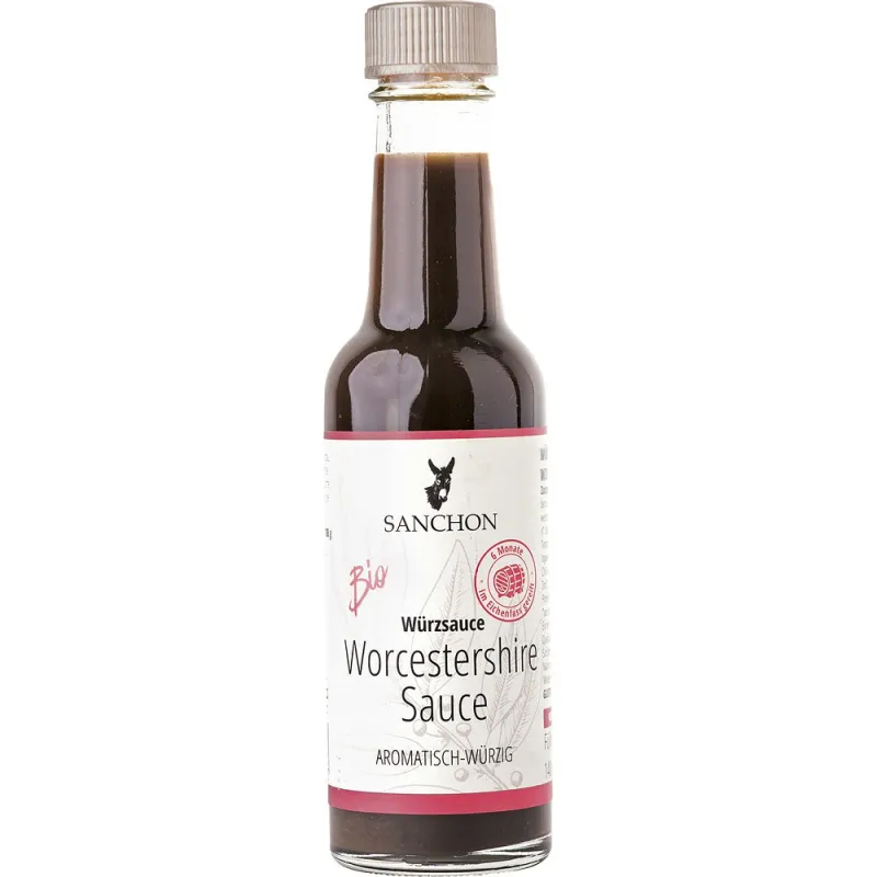 Sos Worcestershire picant, fara gluten bio, 140ml