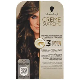 Vopsea permanenta pentru par, 6-0 blond natural inchis