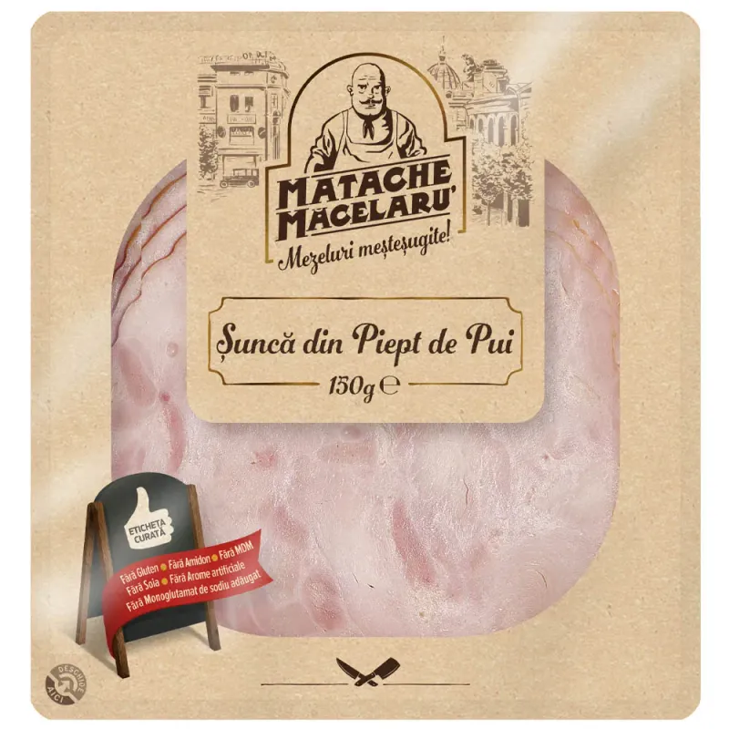 Sunca din piept de pui Matache Macelaru, 150 g