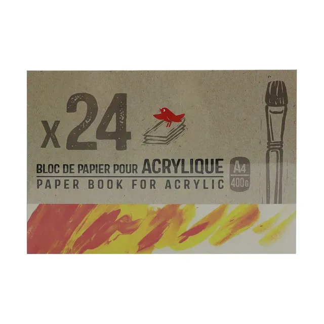Bloc de desen Auchan, A4, 24 file