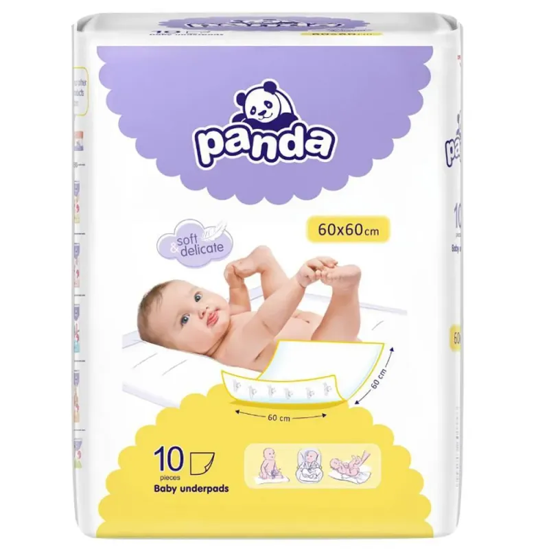 Aleze Panda 60x60cm, 10 bucati