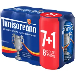 Bere blonda 7+1 x 0.5L