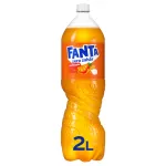 Bautura carbogazoasa Fanta Portocale Zero Zahar, 2 l