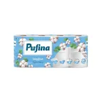 Hartie igienica Pufina Lux Sensitive, 3 straturi, 8 role