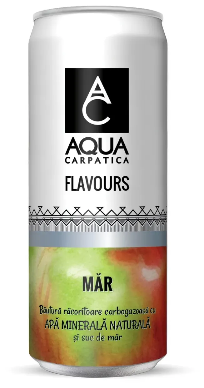 Bautura carbogazoasa cu aroma de mar Aqua Carpatica Flavours, 0.33 l