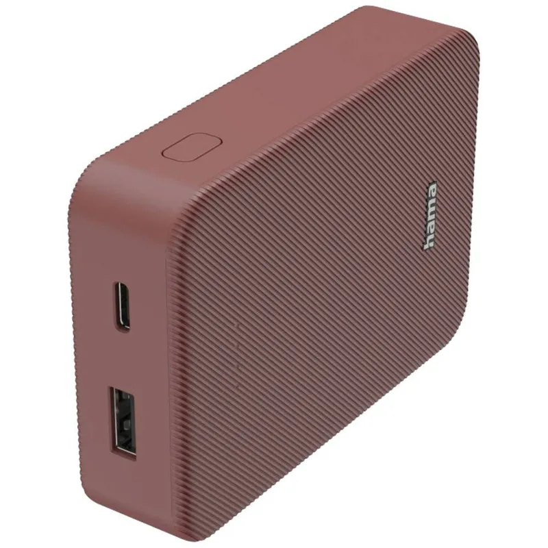 Baterie externa Hama, 10000mAh, USB-C, Fast Charge, Rosu