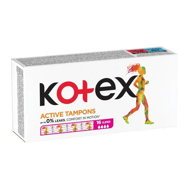 Tampoane interne Kotex Active Super, 16 bucati