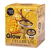 Organic Golden Beauty Set Body Scrub 250 Ml + Shimmer Body Cream 100 Nl