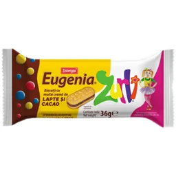 Biscuiti cu crema de lapte si cacao 36g