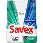Detergent pudra Savex Premium Fresh, 25 spalari, 2 kg