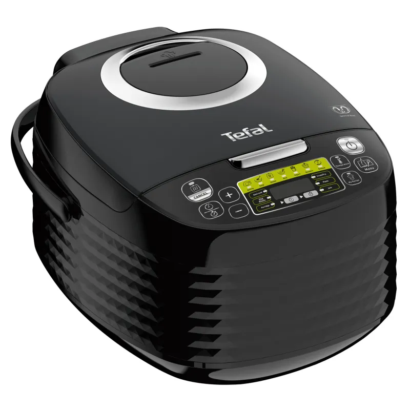 Multicooker 16in1 Tefal SpheriCook RK745800, 820W, capacitate 5L, panou de comanda LED, functie mentinere la cald 24h, negru