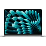 Apple MacBook Air 13", cu procesor Apple M4, 10 nuclee CPU si 8 nuclee GPU, 16GB RAM, 256GB, Silver, Tastatura Internationala, Manual RO
