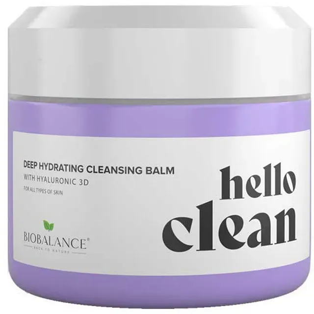 Balsam de curatare faciala cu acid hialuronic Bio Balance Hello Clean, 100 ml