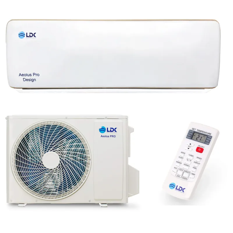 Aparat de aer conditionat LDK Aeolus ProDesign 13.6, Clasa A++, Putere 4 kW, Inverter, Putere maxima 13.600 BTU, Inverter, Anti mucegai, SelfClean, Sleep, Eco, Timer, Wi-Fi, Self Diagnosis, Turbo, Afisaj LED